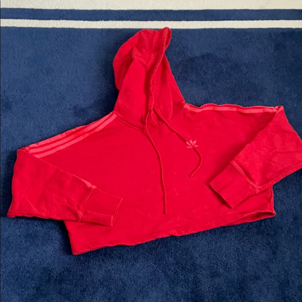Adidas crop sweat shirt